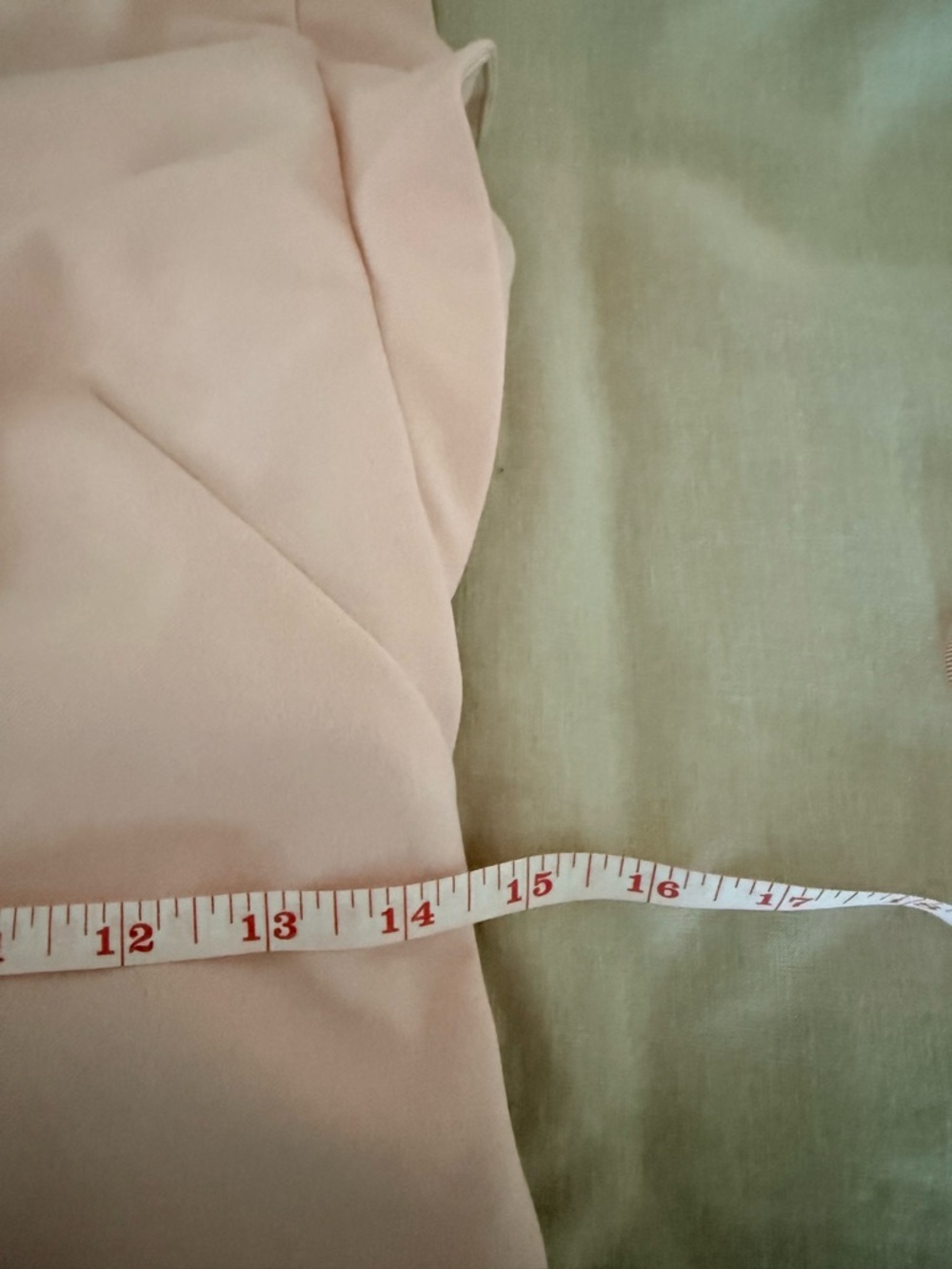 Calvin Klein Blush Pink Sheath Dress | Ruffle Cap Sleeve | Square Back | Lined - Picture 9 of 11